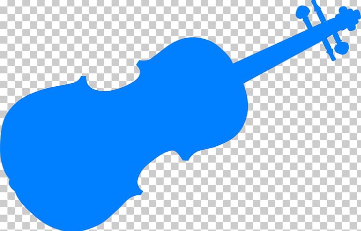 Violin Silhouette Musical Instruments String Instruments PNG, Clipart, Blue, Cello, Drawing, Electric Blue, Fiddle Free PNG Download