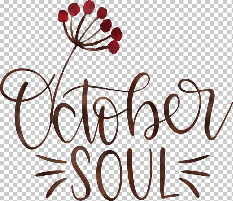 October Soul October PNG, Clipart, Branching, Calligraphy, Flower, Geometry, Line Free PNG Download