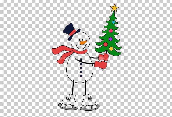 Christmas Tree Christmas Ornament Cartoon PNG, Clipart, Area, Artwork, Beak, Bird, Cartoon Free PNG Download