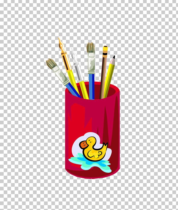 Pencil Paper Brush Pot PNG, Clipart, Balloon Cartoon, Boy Cartoon, Brush, Brush Pot, Cartoon Free PNG Download