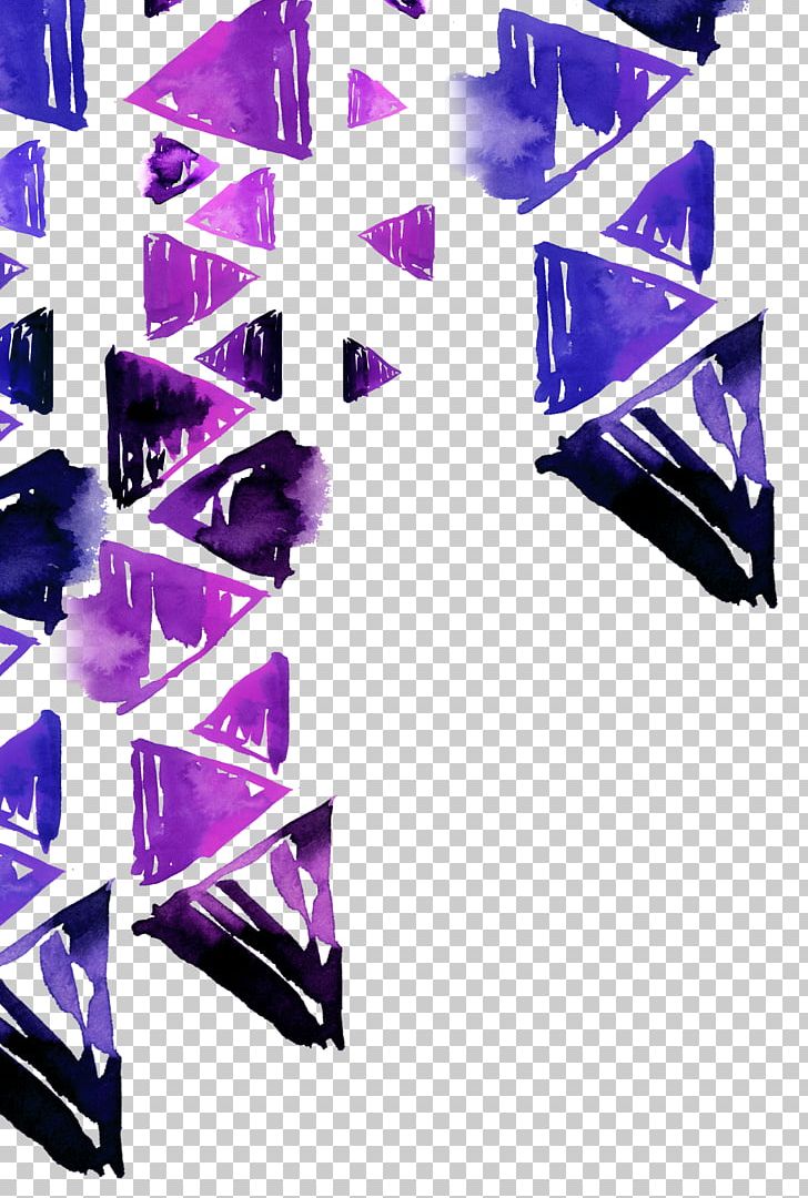 Purple Triangle Geometry PNG, Clipart, Angle, Art, Blue, Color, Color Pencil Free PNG Download