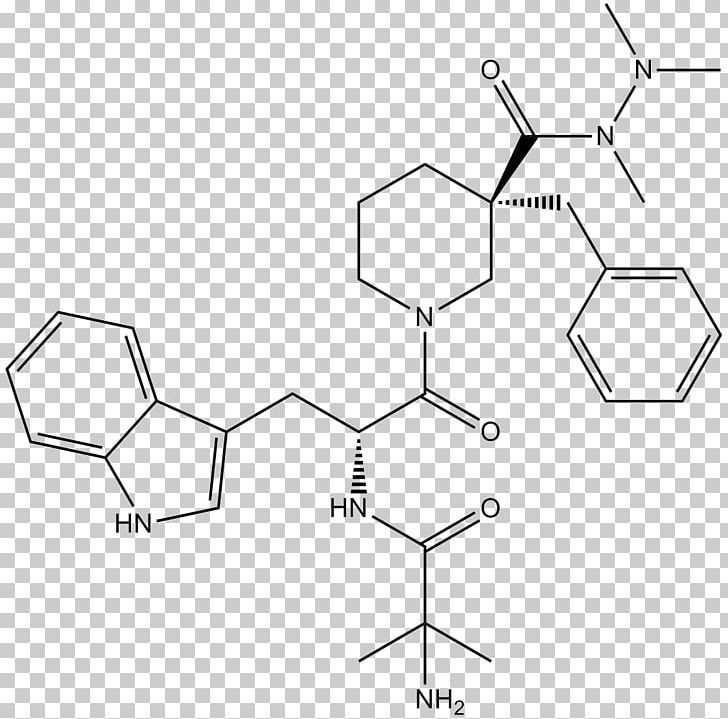 Ghrelin Agonist Growth Hormone Secretagogue Receptor Anamorelin PNG, Clipart, Agonist, Anamorelin, Black And White, Chemical Structure, Diagram Free PNG Download