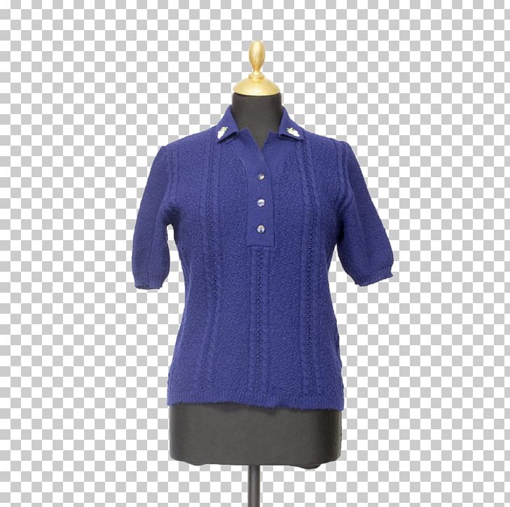 Blouse Vintage Clothing Used Good Fashion Sleeve PNG, Clipart, Blouse, Blue, Button, Clothing, Cobalt Blue Free PNG Download