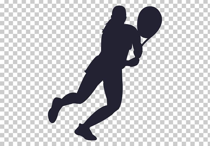 Tennis Player Silhouette Sport PNG, Clipart, Arm, Black And White, Frontenis, Hand, Hip Free PNG Download