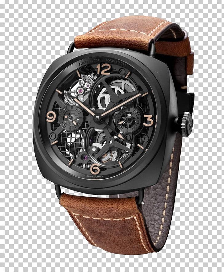 Panerai Watch Radiomir Tourbillon Clock PNG, Clipart, Brand, Brown, Creative Ads, Creative Artwork, Creative Background Free PNG Download