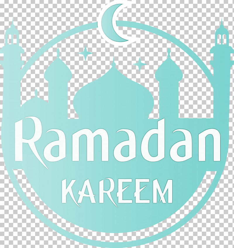 Logo Turquoise Aqua Font Label PNG, Clipart, Aqua, Label, Logo, Paint, Ramadan Kareem Free PNG Download