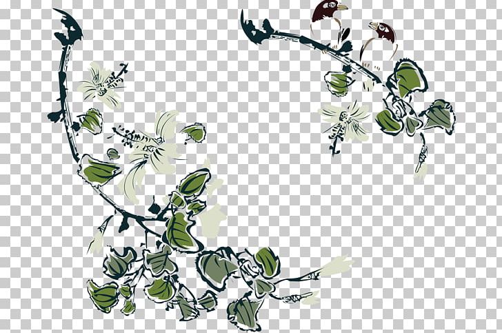 Flower Floral Design Bird PNG, Clipart, Bird, Blossom, Body Jewelry, Branch, Engraving Free PNG Download