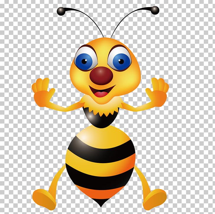 Bee Hornet Wasp PNG, Clipart, Bees, Bee Vector, Cartoon, Cute, Cute Animal Free PNG Download