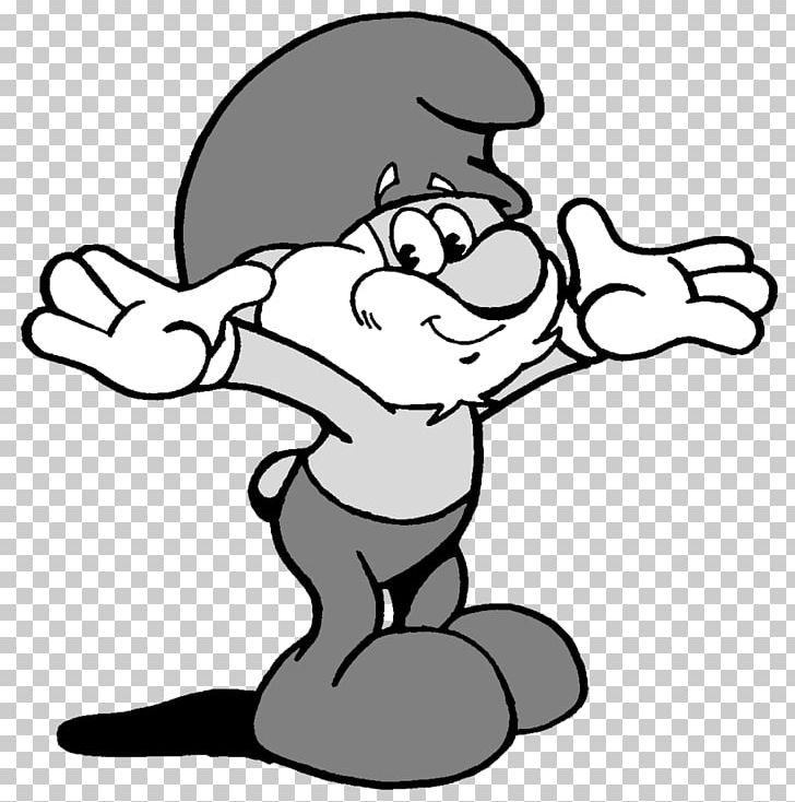 Papa Smurf The Purple Smurfs The Smurfs Drawing Black And White PNG, Clipart, Area, Art, Artwork, Black, Black And White Free PNG Download