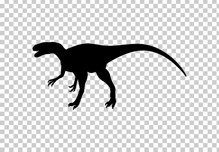 Tyrannosaurus Dinosaur Megalosaurus Velociraptor PNG, Clipart, Animal, Black And White, Computer Icons, Dinosaur, Encapsulated Postscript Free PNG Download