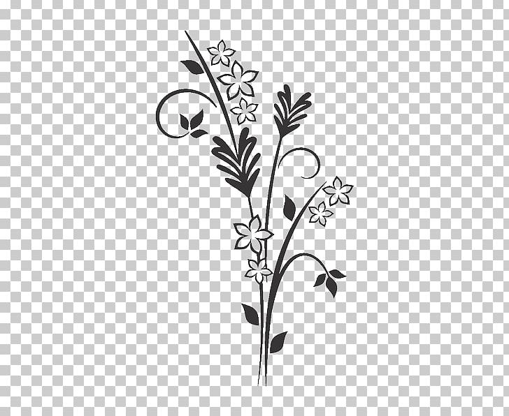 Floral Design Graphics Illustration PNG, Clipart, Art, Black And White, Branch, Computer Wallpaper, Drawing Free PNG Download