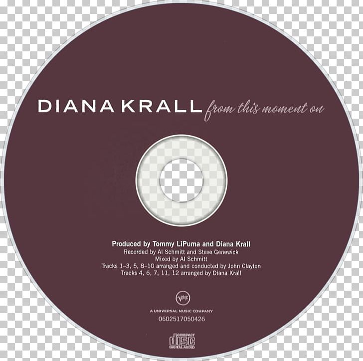 From This Moment On Candlelit Evening Compact Disc Graphic Design Product Design PNG, Clipart, Brand, Circle, Compact Disc, Diana Krall, Disk Image Free PNG Download