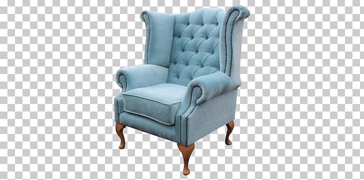 Club Chair Wing Chair Couch Footstool PNG, Clipart, Angle, Antique, Blue, Chair, Club Chair Free PNG Download
