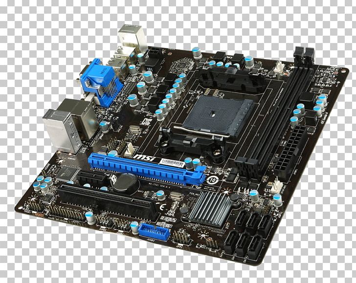 Motherboard MSI MicroATX Socket FM2+ CPU Socket PNG, Clipart, Computer, Computer Component, Computer Cooling, Computer Hardware, Cpu Free PNG Download