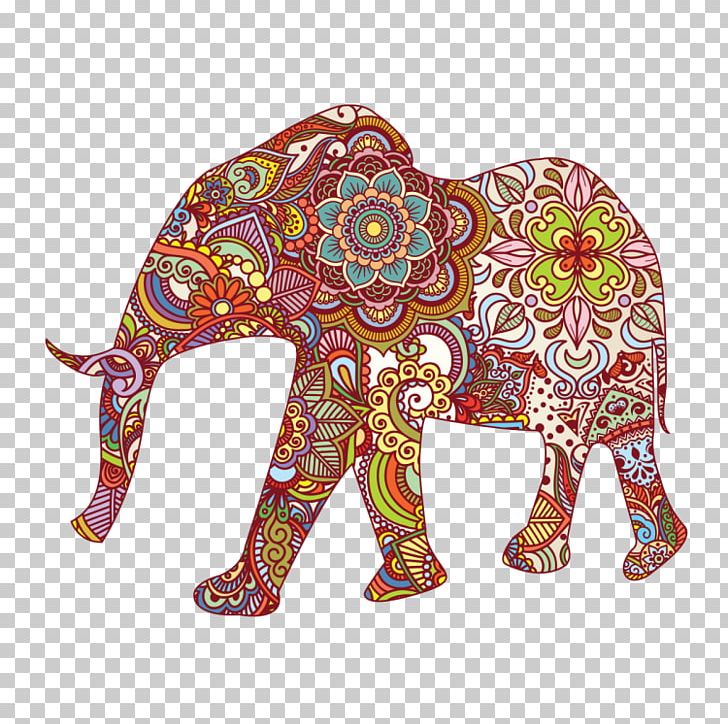 Elephantidae Decorative Arts Drawing PNG, Clipart, Art, Color, Decorative Arts, Drawing, Elefantes Free PNG Download