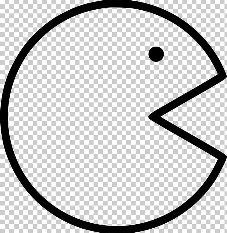 Pac-Man Computer Icons PNG, Clipart, Area, Black, Black And White, Cdr, Circle Free PNG Download