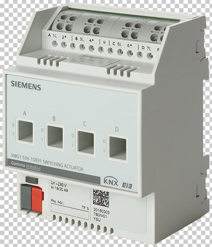Siemens Instabus KNX Actuator PNG, Clipart, Actuator, Assortment Strategies, Circuit Breaker, Electrical Switches, Electronic Component Free PNG Download