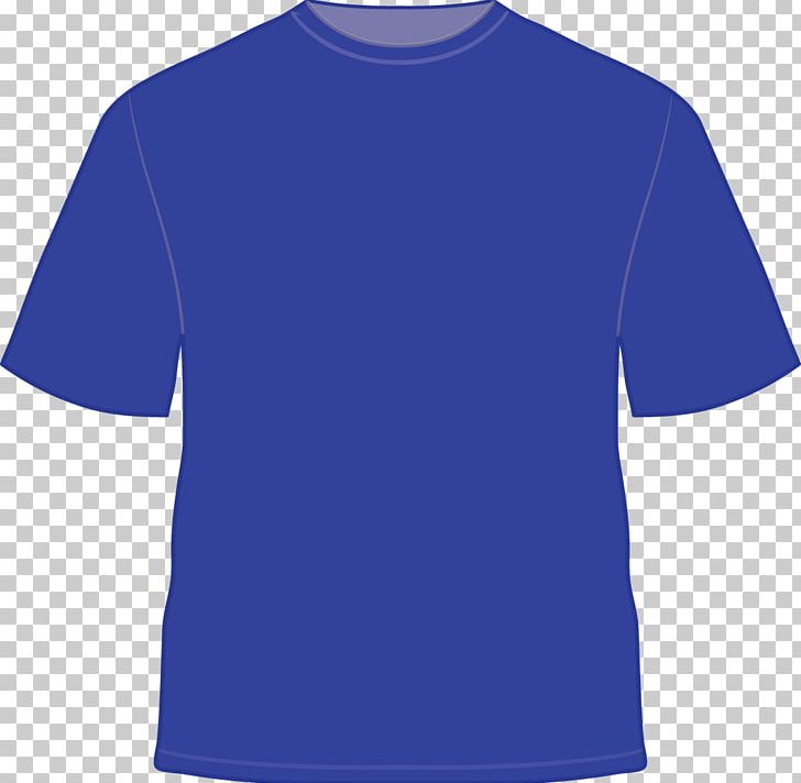 T-shirt Blue Clothing Sleeve PNG, Clipart, Active Shirt, Angle, Black, Blue, Clothing Free PNG Download