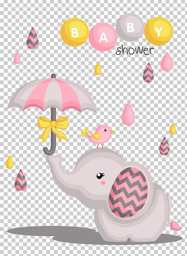 Baby Shower Euclidean Stock Photography PNG, Clipart, Area, Baby Elephant, Baby Shower, Beach Umbrella, Cartoon Free PNG Download
