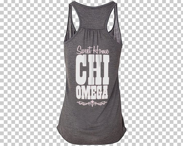 T-shirt Gilets Sleeveless Shirt PNG, Clipart, Active Shirt, Active Tank, Black, Chi Omega, Gilets Free PNG Download