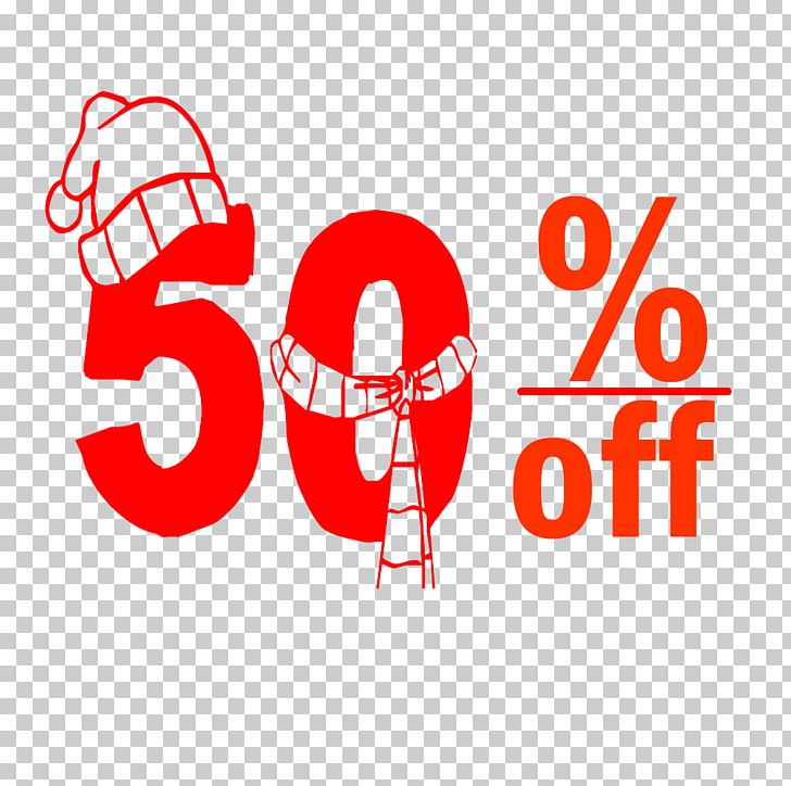 Christmas 50% Discount Tag. PNG, Clipart, Area, Art, Brand, Fictional Character, Graphic Design Free PNG Download