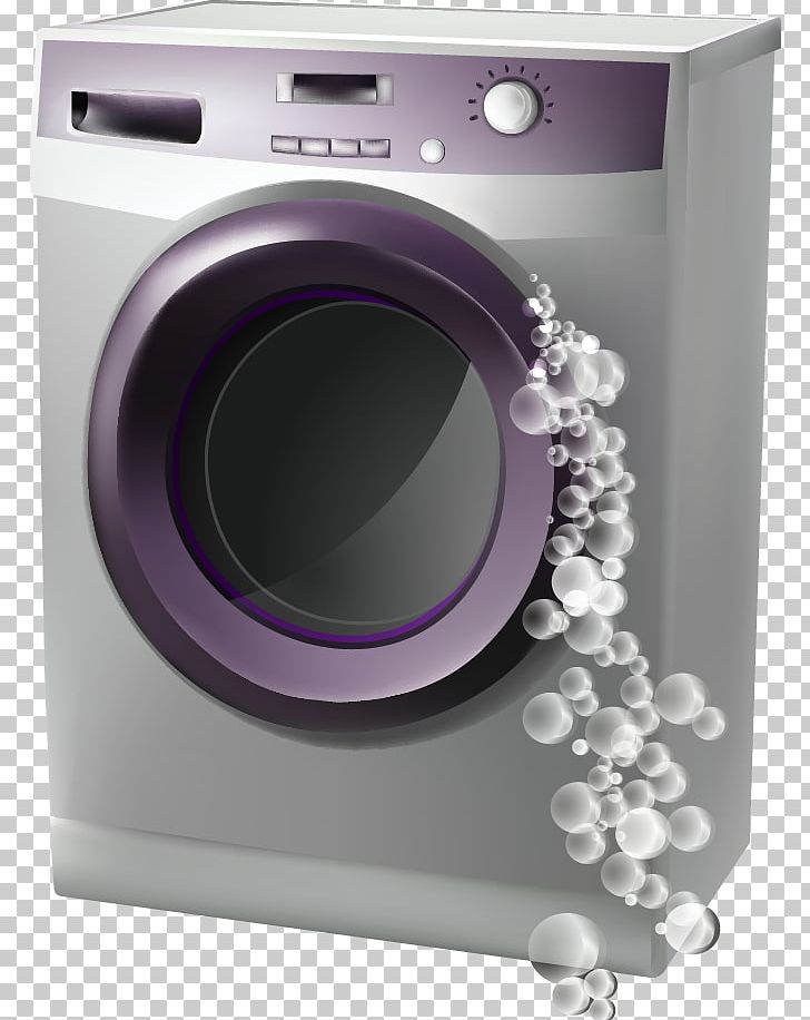 Washing Machine Laundry Euclidean PNG, Clipart, Agricultural Machine, Appliances, Bubble, Clothes Dryer, Clothespin Free PNG Download
