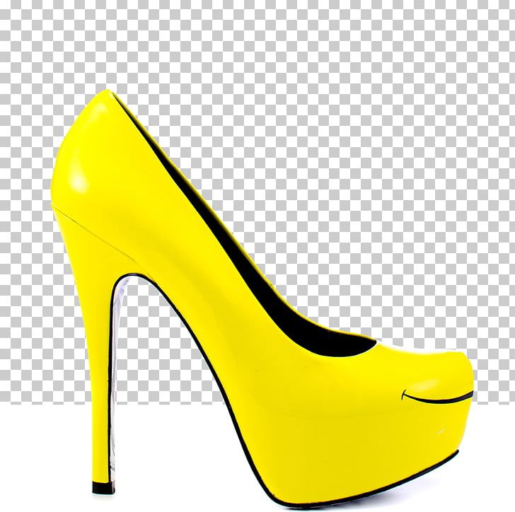 Yellow High-heeled Shoe Court Shoe PNG, Clipart, Basic Pump, Boot, Bridal Shoe, Clothing, Converse Free PNG Download