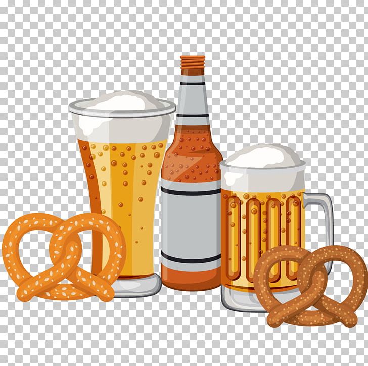 Beer Oktoberfest Pretzel Drink PNG, Clipart, Beer Bottle, Beer Glass, Bottle, Drinkware, Foo Free PNG Download