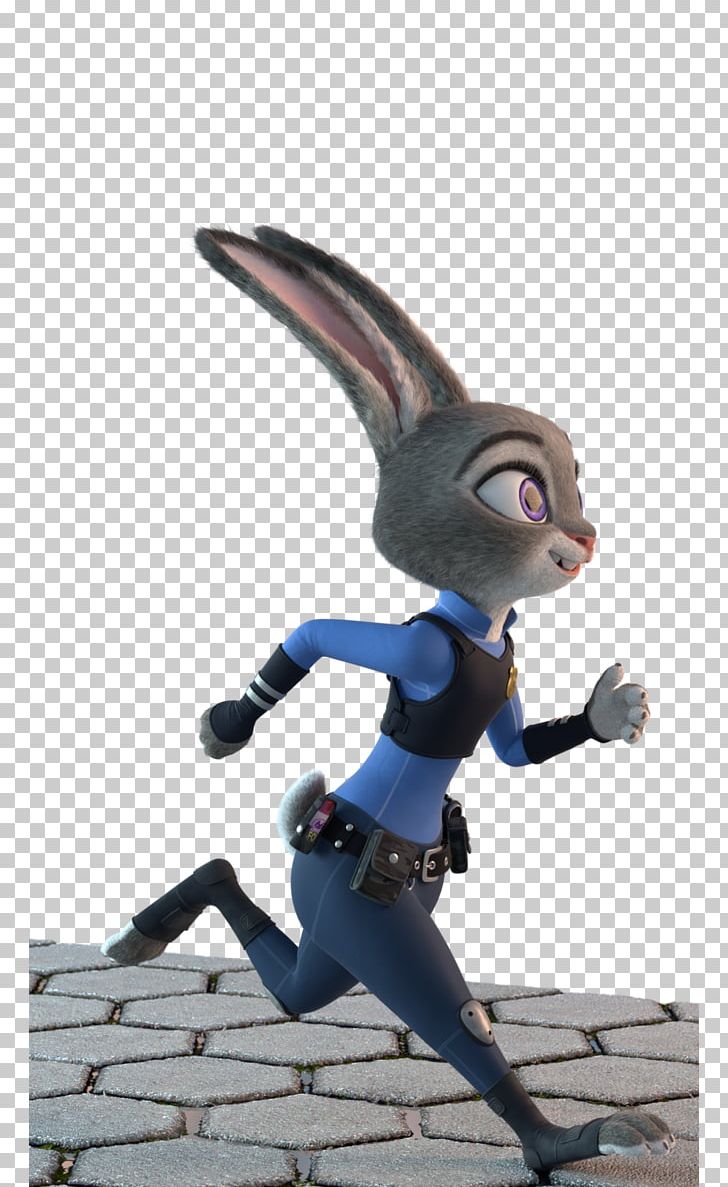 Lt Judy Hopps 3d Modeling Rabbit Character Low Poly Png Clipart