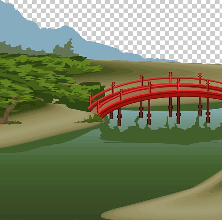 Bridge Illustration PNG, Clipart, Arch Bridge, Bridge Cartoon, Cartoon, Computer Wallpaper, Ecoregion Free PNG Download