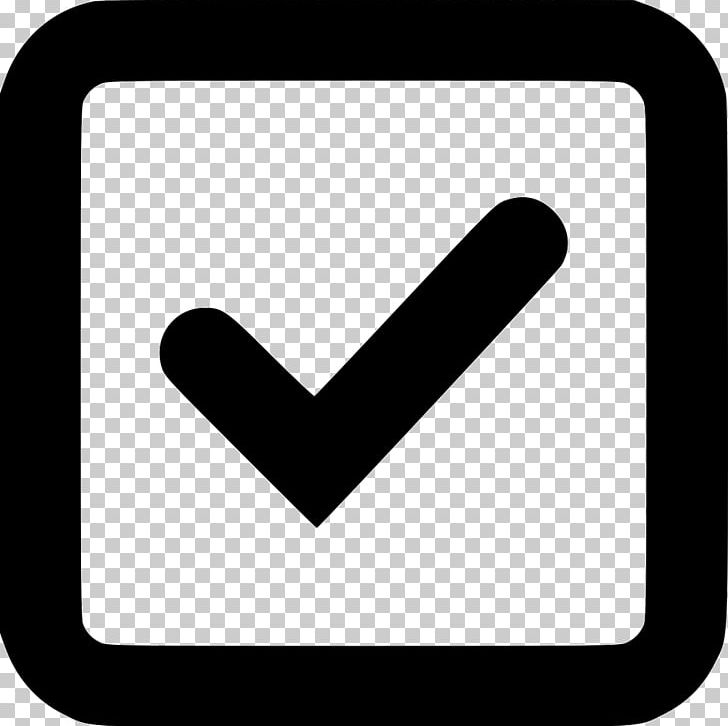Checkbox Check Mark Computer Icons User Interface PNG, Clipart, Angle, Area, Black, Black And White, Button Free PNG Download