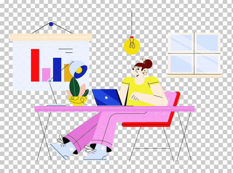 Work Home Working From Home PNG, Clipart, Behavior, Cartoon, Easel, Furniture, Home Free PNG Download