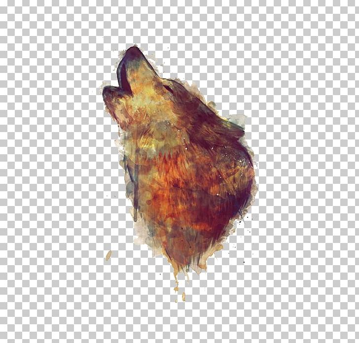 Gray Wolf Artist Watercolor Painting Illustration PNG, Clipart, Animals, Art, Creative, Drawing, Fur Free PNG Download