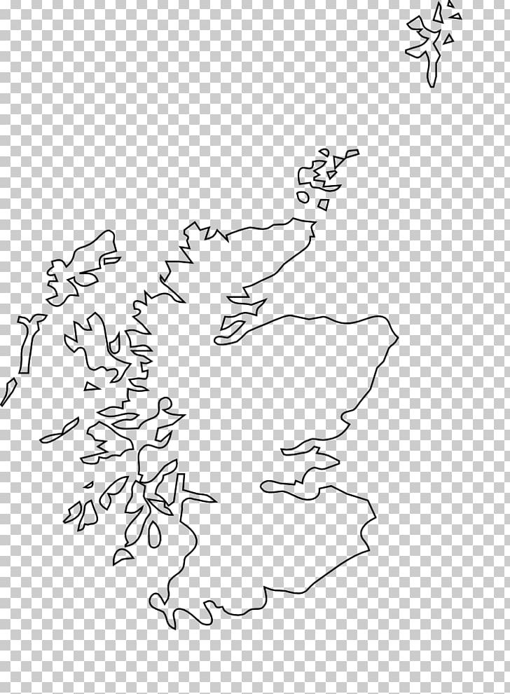 Scotland Blank Map Outline PNG, Clipart, Angle, Art, Auto Part, Black, Black And White Free PNG Download