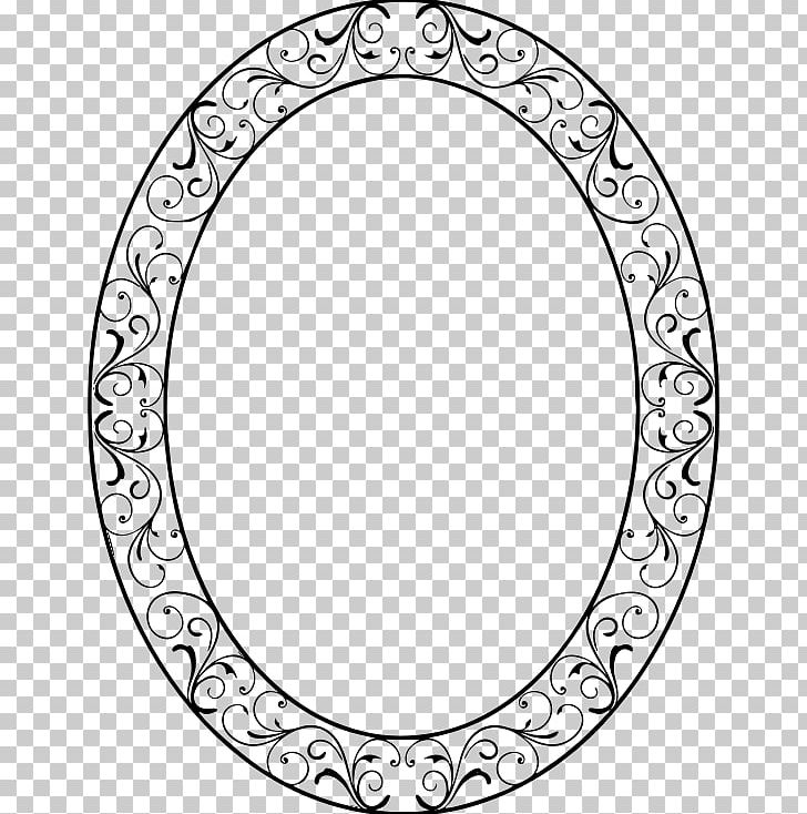 Frames Oval Computer Icons PNG, Clipart, Area, Black And White, Body Jewelry, Border, Circle Free PNG Download