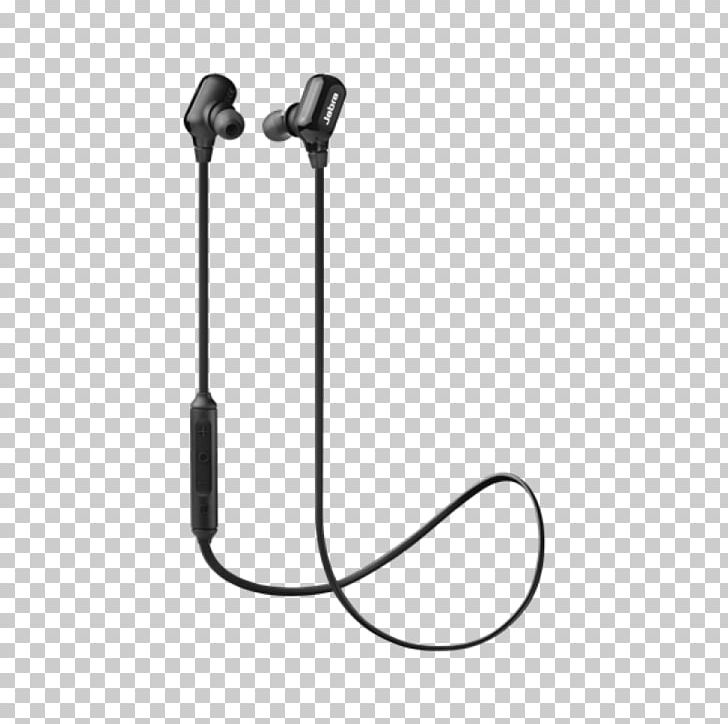 Headphones Jabra Bluetooth Mobile Phones Headset PNG, Clipart, Angle, Apple Earbuds, Audio, Audio Equipment, Black And White Free PNG Download