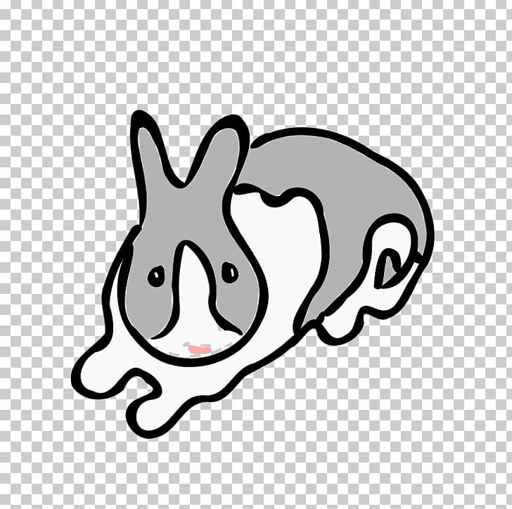 Domestic Rabbit Hare PNG, Clipart, Area, Black, Black And White, Canidae, Carnivoran Free PNG Download