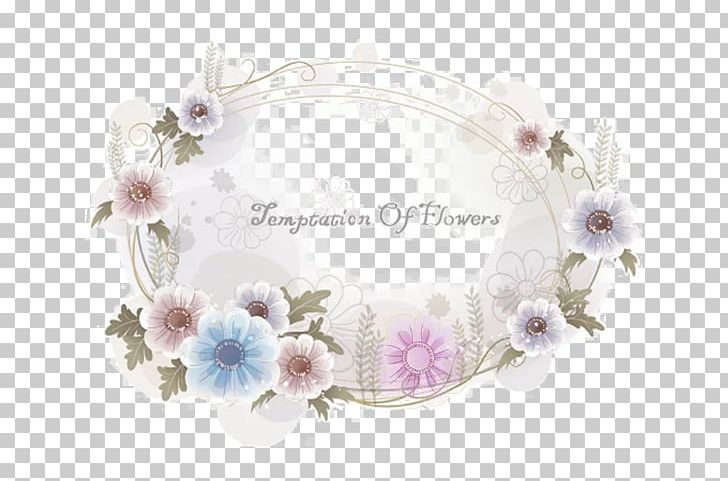 Flower Frame Euclidean PNG, Clipart, Beautiful Girl, Beauty, Beauty Salon, Blossom, Blue Free PNG Download