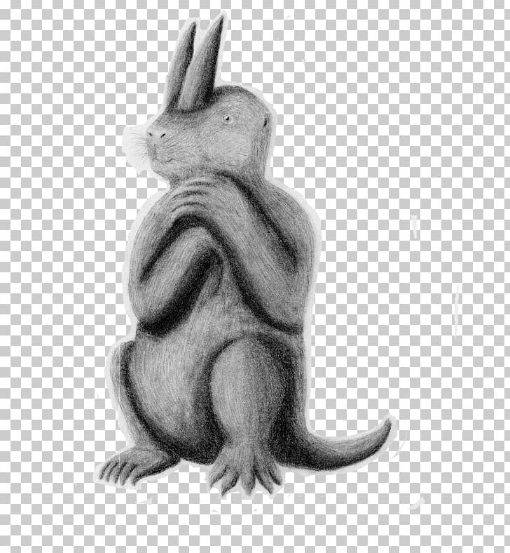 Domestic Rabbit Hare Macropodidae Computer Mouse Fauna PNG, Clipart, 30 Cm, Black And White, Computer Mouse, Domestic Rabbit, Drawing Free PNG Download