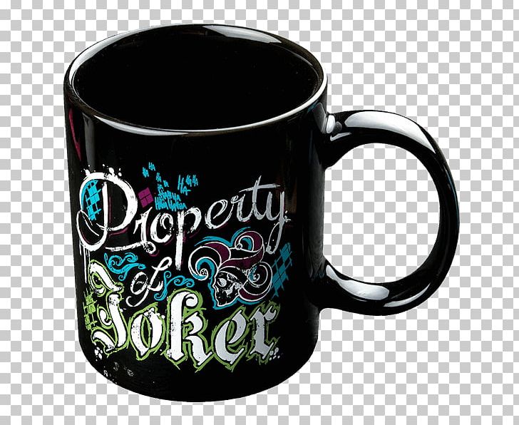 Joker Sticker Suicide Harley Quinn Mug PNG, Clipart, Coffee Cup, Coffee Mug, Cup, Decal, Drinkware Free PNG Download