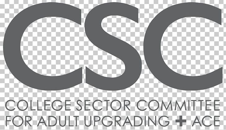 COLLEGE SECTOR COMMITTEE FOR ADULT UPGRADING Logo Trademark PNG, Clipart, Black And White, Brand, Circle, College, Graphic Design Free PNG Download