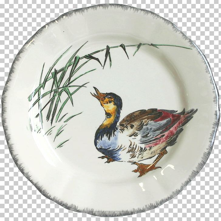 Plate Gien Bird Ducks PNG, Clipart, Assiette Dessert, Assiette Plate, Beak, Bird, Dishware Free PNG Download