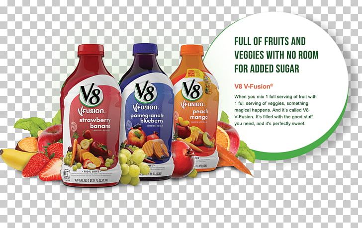 V8 V-Fusion 100% Vegetable & Fruit Juice PNG, Clipart, Benefits Of Garlic, Brand, Diet, Diet Food, Flavor Free PNG Download