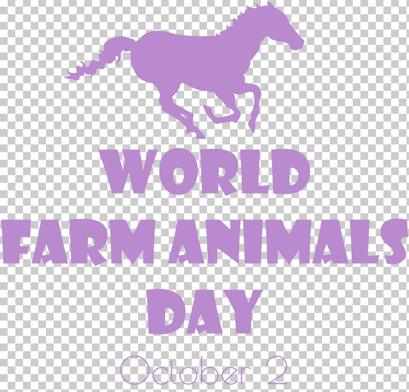 World Farm Animals Day PNG, Clipart, Biology, Character, Horse, Humour, Lavender Free PNG Download