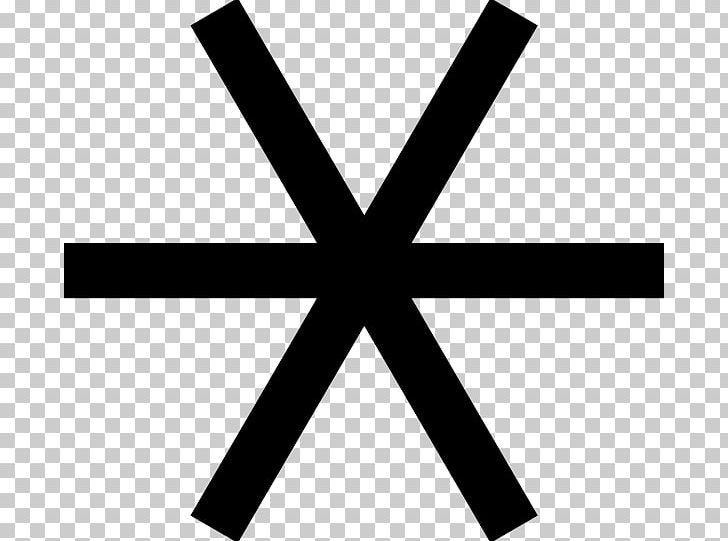 Symbol Sign Valknut Asterisk Old Norse PNG, Clipart, Angle, Asterisk, Black, Black And White, Chart Free PNG Download
