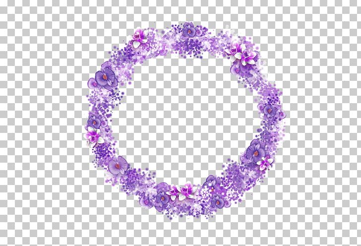 Flower Purple Lilac Wreath PNG, Clipart, Amethyst, Body Jewelry, Circle, Clip Art, Color Free PNG Download