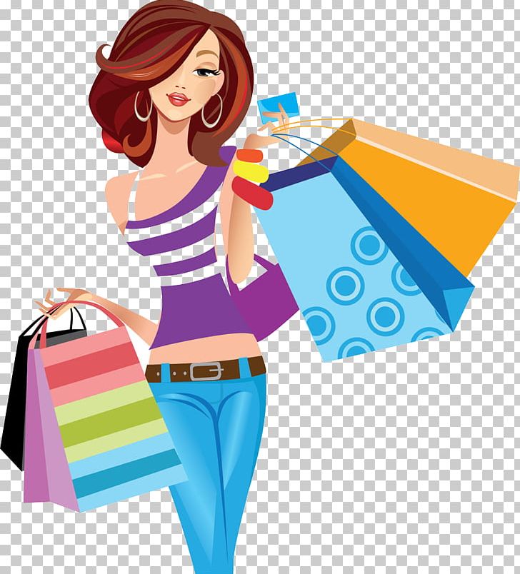 Shopping Stock Photography PNG, Clipart, Art, Blue, Cartoon, Clothing, Coffee Shop Free PNG Download