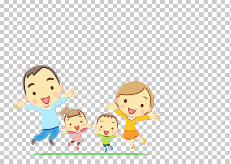 Cartoon People Child Sharing Fun PNG, Clipart, Cartoon, Child, Family, Family Day, Father Free PNG Download