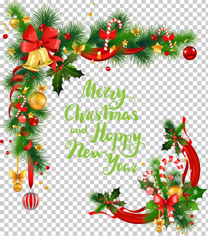 Christmas Decoration PNG, Clipart, Banner, Branch, Candy Cane, Christmas Card, Christmas Elements Free PNG Download