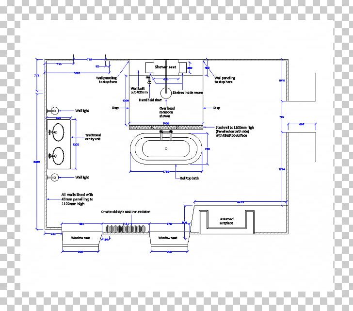 Drawing Floor Plan Computer-aided Design Interior Design Services PNG, Clipart, Angle, Area, Art, Bathroom, Bathroom Interior Free PNG Download